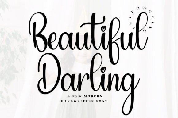 Beautiful Darling Font: A Playful Handwritten Typeface