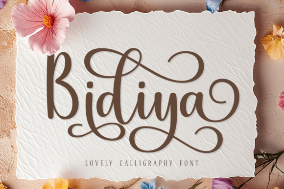 Bidiya: The Elegant Script Font Crafters Are Loving