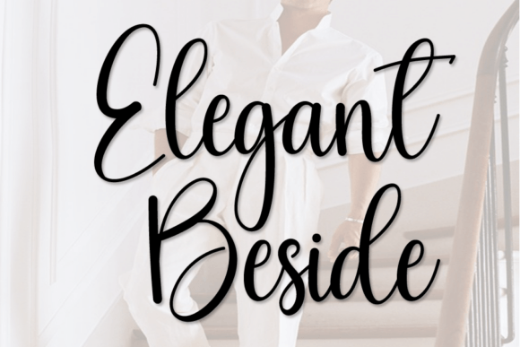 Elegant Beside: A Simple Handwritten Script Font for Branding