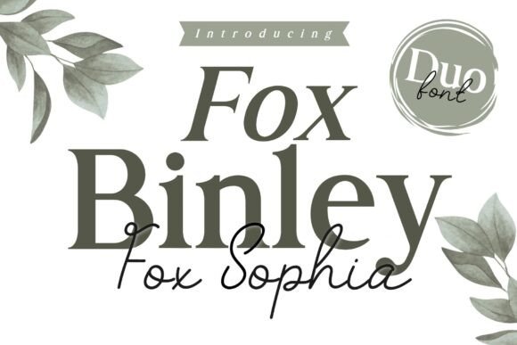 Fox Binley and Fox Sophia: A Refined Serif Duo for Web Design