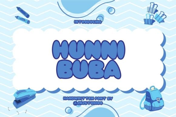 Hunni Buba Font: A Playful Handwritten Touch for Brands