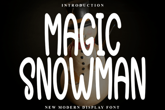 Magic Snowman: A Calligraphic Font for Editorial Design