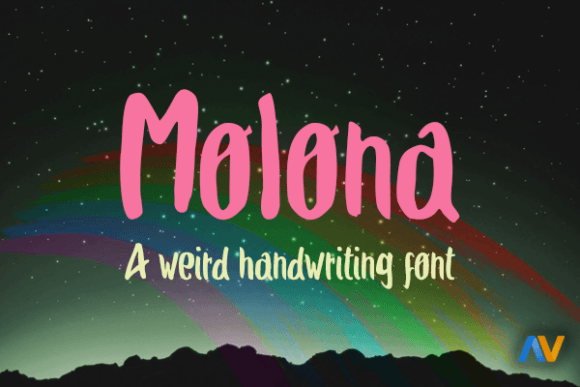 Molona: A Handwriting Font for Editorial Design