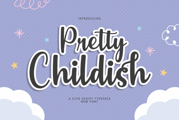 Pretty Childish: A Playful Script Font for Business Branding