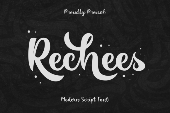 Rechees: A Playful Script Font for Bold Campaigns