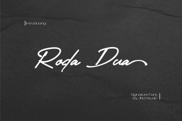 Roda Dua: A Stylish Handwritten Font for Editorial Design
