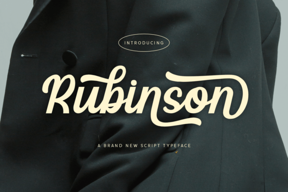 Rubinson Script Font: Flowing Elegance for Website Design