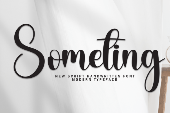 Someting: A Playful Handwritten Font for Branding