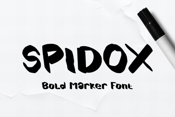 Spidox: A Bold Marker Font for Impactful Campaigns