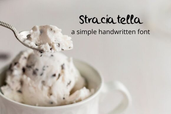 Straciatella: A Deliciously Craft-Friendly Handwritten Font