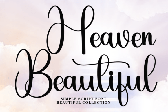 Testing the Heaven Beautiful Font in a Real Web Design Project